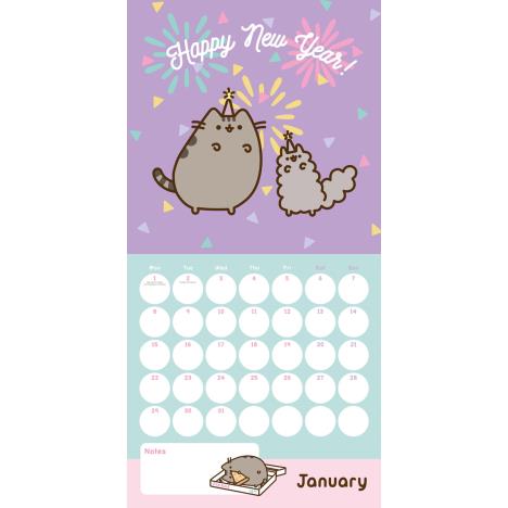 Pusheen Official 2018 Square Calendar Extra Image 2